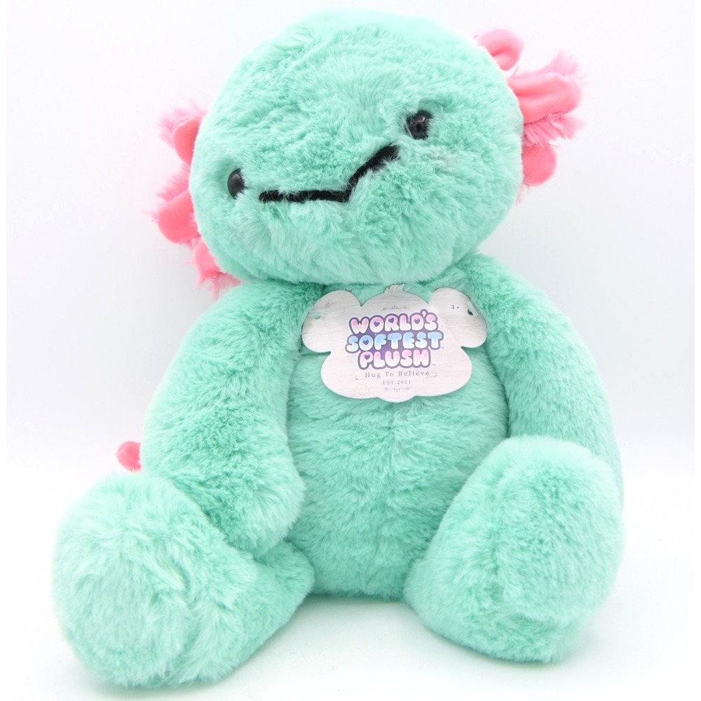 World's Softest Plush Axie Axolotl Hug Me Forever 16" Plush Stuffed Animal w/Tag